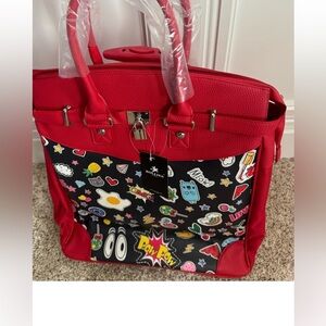 NWT red roller for laptop for traveling for kids or weekend get away